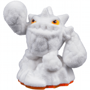 Skylanders Giants - White Flocked Eruptor