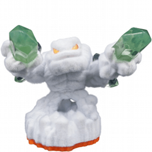 White Flocked LightCore Prism Break Skylanders Giants - White Flocked LightCore Prism Break
