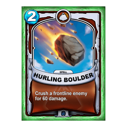 Earth Spell - Hurling Boulder