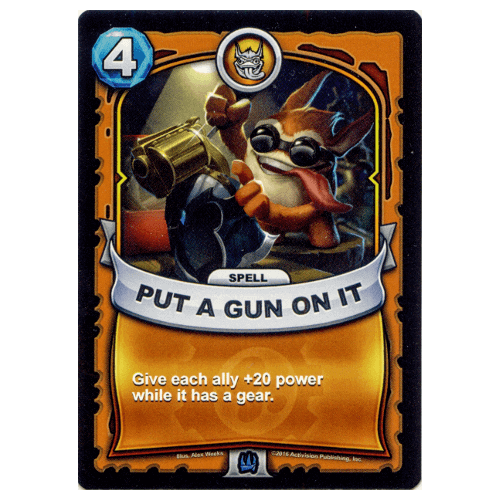Skylanders Battlecast - Put a Gun on It