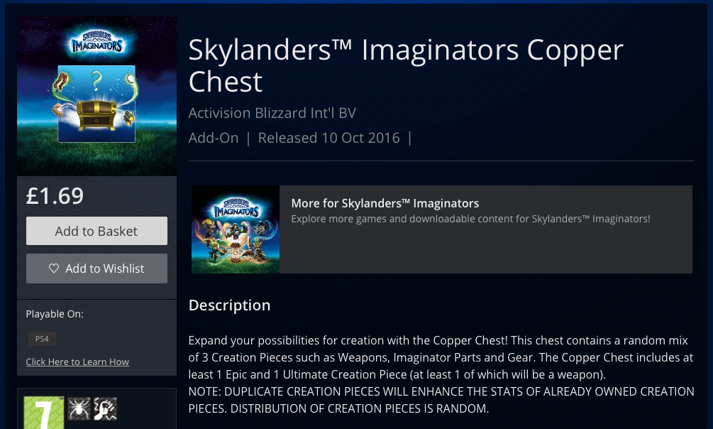 Copper Chest - Skylanders Imaginators